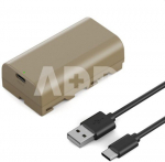 K&F Concept K&F NP-F550 3500mAh Capacity and Type-C Fast Charging for Sony *1pc