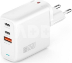 GaN Flex 65W 2 USB-C+1 USB-A white