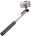 Asmenukių lazda HOCO K19 (Selfie Stick) / trikojis, 157cm, BT