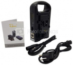 Rolux Dual Battery Charger RL-2KS for V-Mount Battery