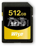 Wise SD-N 512GB SDXC UHS-II V90 Memory Card
