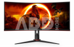 AOC | Gaming Monitor | CU34G2XP/BK | 34 " | VA | 3440 x 1440 pixels | 21:9 | 1 ms | Black | HDMI ports quantity 2 | 180 Hz