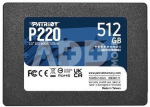 Patriot SSD 512GB P220 550/500 MB/s SATA 3 2.5 inches