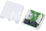 GN002 wire connector 2xRJ45 White