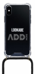 Lookabe Necklace iPhone X/Xs gold black loo003