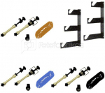 walimex 3-fold Background Assembling Set, Set of 3