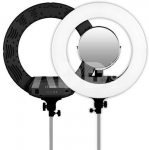 Caruba Round Vlogger 18 inch LED set Economy met tas   Black