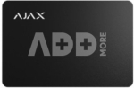 AJAX atstuminė praėjimo kortelė (juoda)