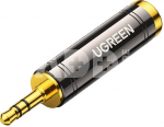 UGREEN adapter / adapter from 3.5 mm jack to 6.5 / 6.35 mm mini jack (grey)