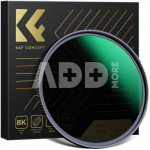 K&F Concept K&F 58MM,Nano-X, ND8 (3 Stop) ND Lens Filter Camera Filter 3-Stop Neutral Density Filter