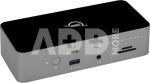 OWC 11-Port Thunderbolt 5 Dock, 2.5GB Net (4xTB5/3x USB A/1xEth/1xAudio/2xSD reader)