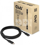 CABLE USB-C TO USB-C 2M/M/F CAC-1529 CLUB3D