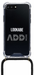 Lookabe Necklace iPhone 7/8+ gold black loo002