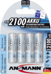 1x4 Ansmann maxE NiMH rech.bat. Mignon AA 2100 mAh german