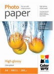ColorWay High Glossy Photo Paper, 100 sheets, A4, Weight 200 g/m&sup2;