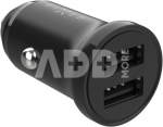 FIXED Dual USB Car Charger 15W, Black | Fixed