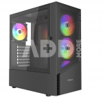 Gembird PC Case Midi Tower Fornax 4300 ATX black