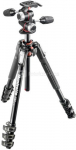 Manfrotto 190 Kit Alu 4-Section Tripod + 3Way Head MK190XPRO4-3W
