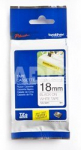 Brother TZ-ES241, 18mm black on white strong adhesive tape