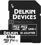 DELKIN TRAIL CAM HYPERSPEED MICROSDXC (V30) 64GB