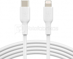 Belkin BOOST CHARGE CAA003bt1MWH USB-C to Lightning, 1 m, White