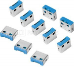 Logilink 10 Locks AU0046 Blue