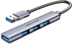 Mini Hub USB 3.0 to USB 3.0/3x2.0 Vention CKOHB 0.15m