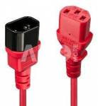 CABLE POWER IEC EXTENSION 2M/RED 30478 LINDY