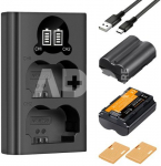 K&F Concept K&F NP-W235 2200mAh Digital Camera Dual Battery with Dual Channel Charger, for Fuji Camera Charger