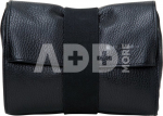 Artisan & Artist I ACAM-78 I Leather Pouch in Kipskin Leather (L) Black