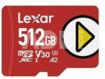 MEMORY MICRO SDXC 512GB UHS-I/PLAY LMSPLAY512G-BNSNG LEXAR
