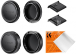K&F Concept K&F Fuji X-mount Body Cap*2 + Lens Rear Cap*2 + Hot Shoe Cap*2 + Cleaning Cloth*1