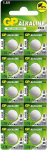 1x10 GP Alkaline LR44, 76A V13GA 1,5V
