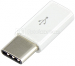 Sbox Micro USB 2.0 F. -> TYPE C M. white AD.USB-C W