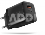 AXAGON Wallcharger 2x port (USB-A + USB-C), 20W | ACU-PQ20