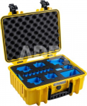 BW Outdoor Action Case Type PP.166 I for GoPro HERO 13 (fits GoPro 9-13), yellow