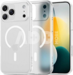 Tech-Protect case Apple iPhone 17 Pro MagSlim MagSafe, white/matte