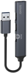 Hub USB-A - 3 &times; USB-A 2.0, 1 &times; USB-A 3.1 AK-70