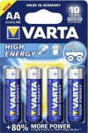 1x4 Varta High Energy Mignon AA LR 6