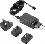 Lenovo Travel Adapter USB-C AC Black, 65 W
