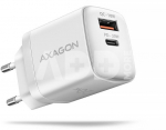 AXAGON Wallcharger 2x port (USB-A + USB-C), 20W | ACU-PQ20W