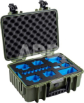 BW Outdoor Action Case Type PP.166 I for GoPro HERO 13 (fits GoPro 9-13), bronze green
