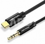 CABLE AUDIO 3.5MM TO USB-C/1.5M BLACK BGABG VENTION