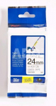 Brother TZ-EFX251, 24mm black on white flexible tape
