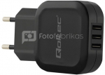 Qoltec Charger 17W | 5V | 3.4A | 3xUSB
