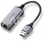 External Adapter UGREEN Gigabit Ethernet USB 3.0 (grey)