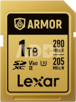 Lexar SDXC ARMOR Gold UHS-II U3, Stainless Steel, IP68 R280/W210 (V60) 1TB
