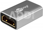 Goobay 72008 HDMI&trade; Adapter, Coupling, Gold-Plated, 8K @ 60 Hz, Black, Silver | Goobay