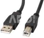 Cable USB 2.0 AM-BM 5m Black