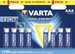 1x8 Varta High Energy Micro AAA LR 03
